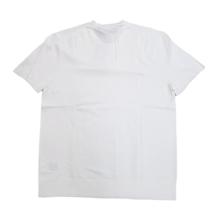 Neil Barrett Men’s White Tech Knit Short-Sleeve T-Shirt PBMA1063E C600