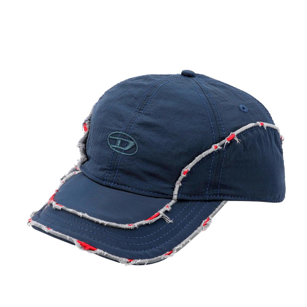 DIESEL Tonal Oval D Logo Embroidered Vintage Cap for Men A17414 0KNAM 81E