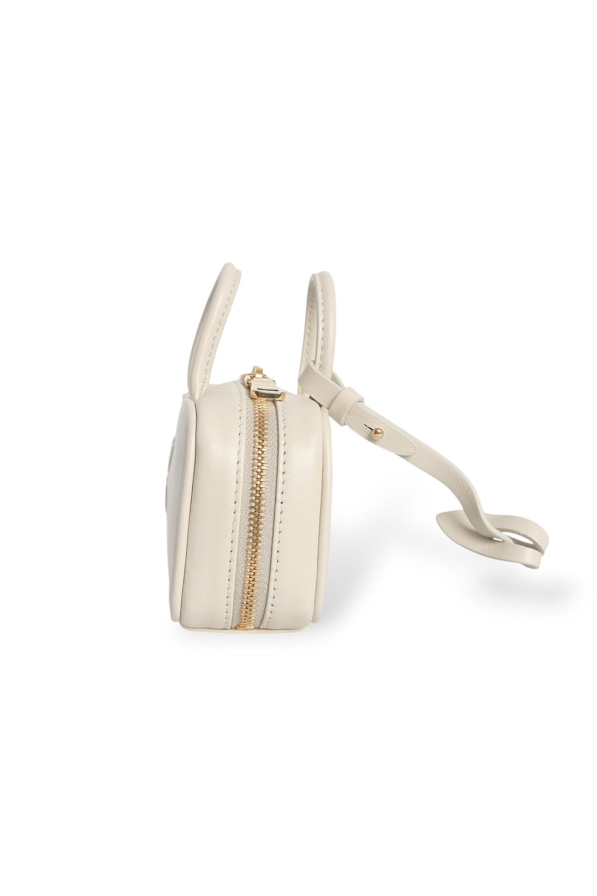 Miu Miu Micro Beau Bag White Leather Crossbody Bag