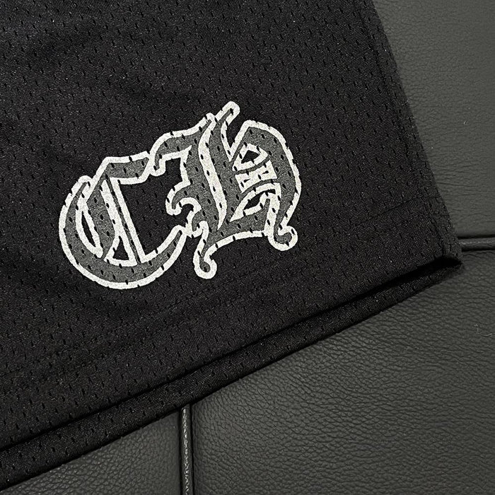 Chrome Hearts Black Stadium Jersey Mesh Shorts Unisex