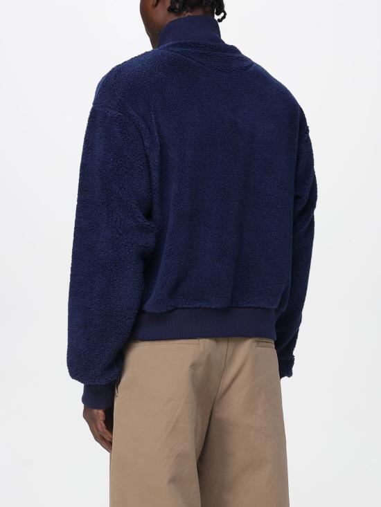 BALLY Blue Turtleneck Knit Sweater for Men MJE09 QNY334 U591
