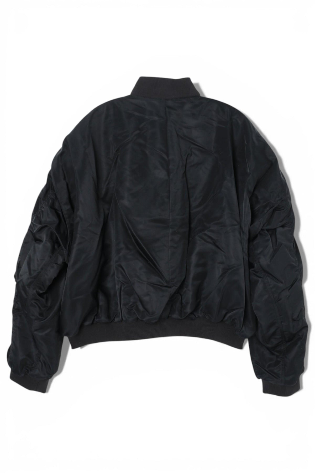 WILLY CHAVARRIA adidas x Willy Chavarria Black Satin Bomber Jacket