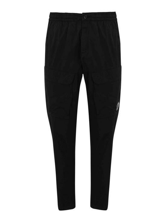 CP Company 50 Fili Stretch Loose Cargo Pants Black
