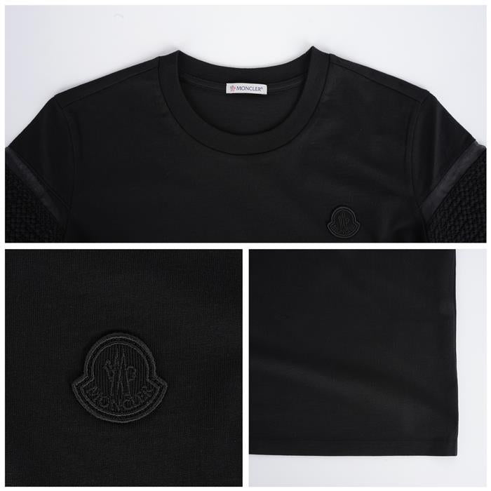 Moncler Logo Punching Short Sleeve T-Shirt 8C00032 89ADC 999
