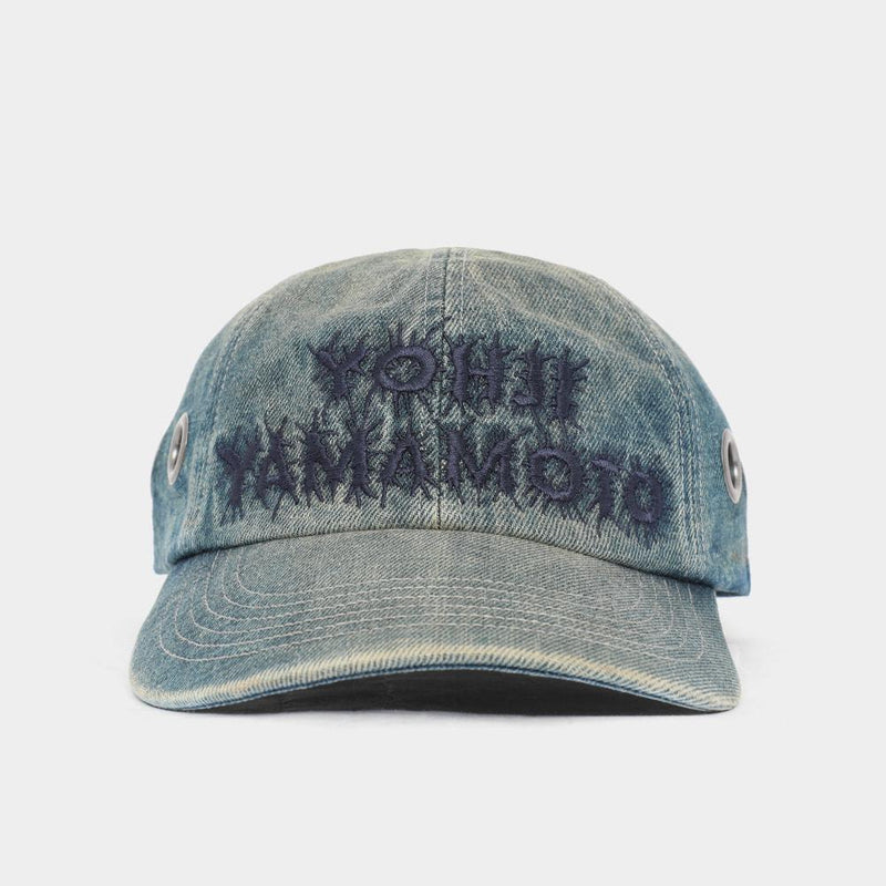 Supreme Yohji Yamamoto Grommet 6-Panel Cap Washed Blue Unisex FW25 H22