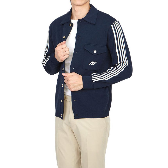 AUTRY Men’s Blue Knit Cardigan