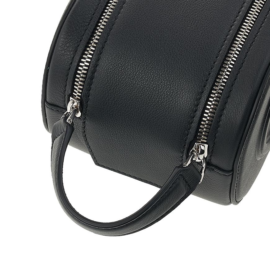 Ferragamo Women’s Double Gancini Pouch 24 1216 NERO 0757932