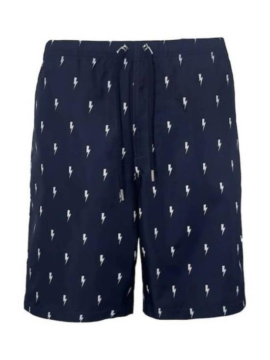 Neil Barrett Swim Shorts Men’s Black Polyamide Drawstring Swimw MY58026 BY068766