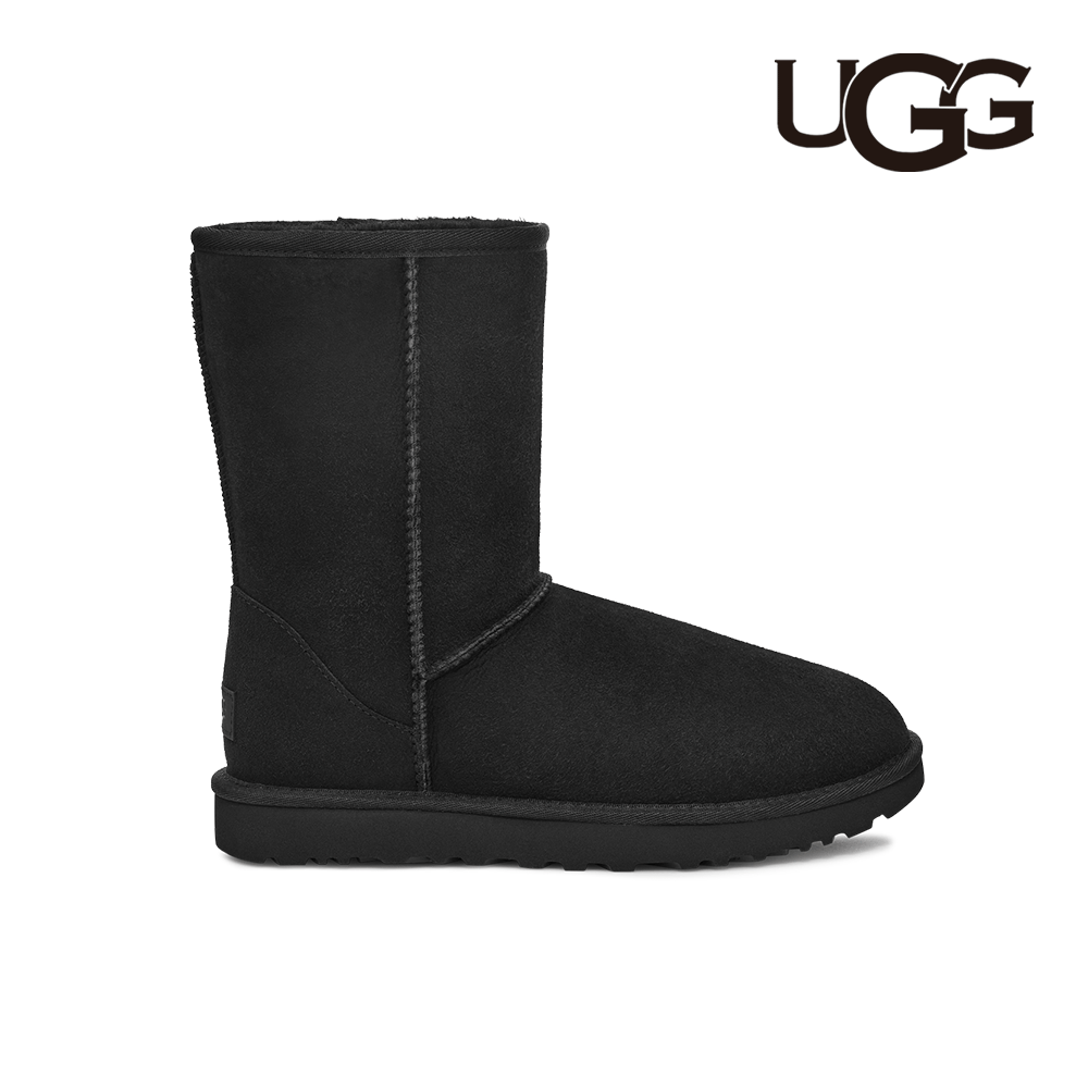 Ugg Women’s Classic Short II Black Winter Boots 1016223