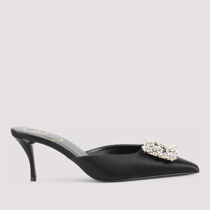 Roger Vivier Eplorescence 65 Mule Sandals Black RVW41441400 RS0 B999