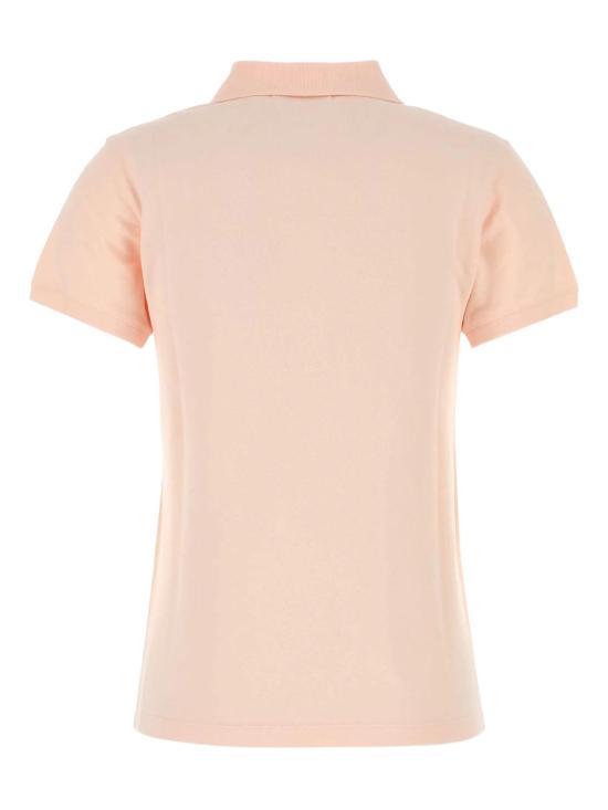 Maison Kitsune Baby Fox Patch Regular Polo Shirt Rose Water