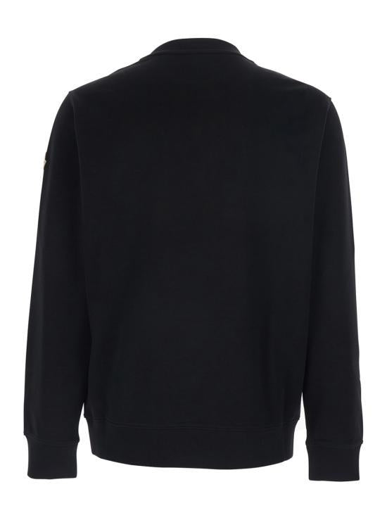 Moncler Long-Sleeve Sweatshirt for Men 8G00018 89A8F 999 BLACK DOM