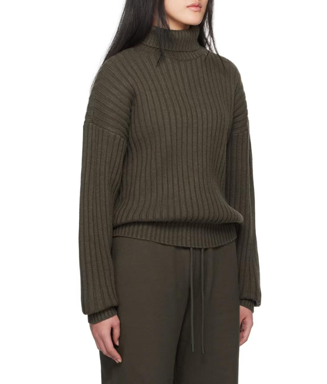 Fear of God Essentials Logo Patch Turtleneck Sweater Ink