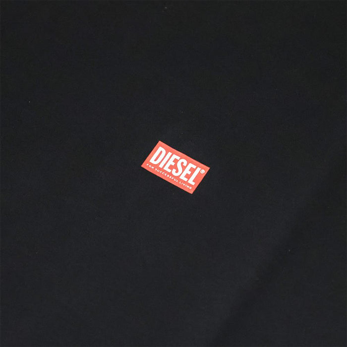 DIESEL Logo Short Sleeve T-Shirt for Men Black