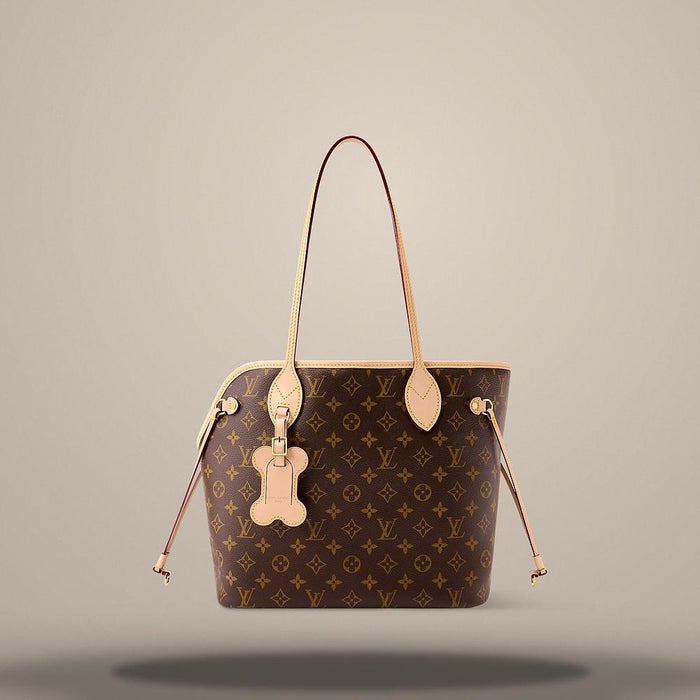 Louis Vuitton Monogram Coated Canvas Neverfull MM Crossbody Bag M27847