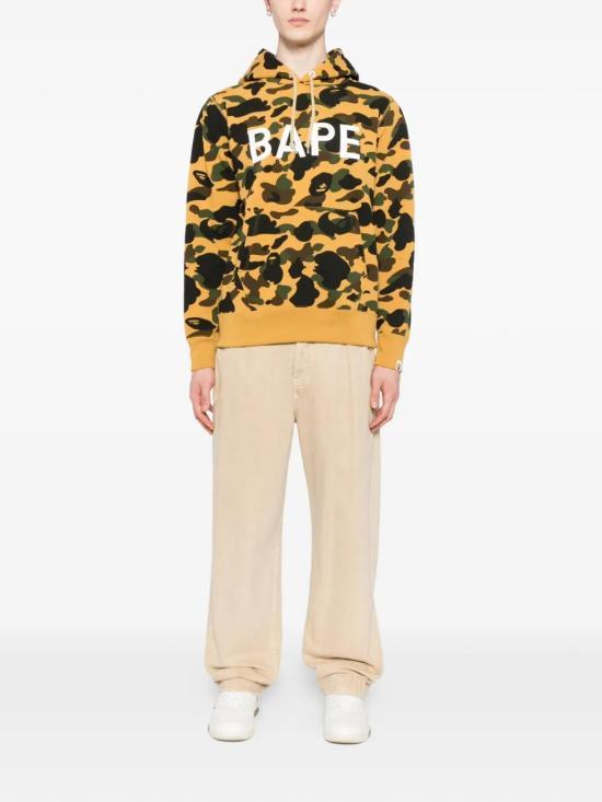 BAPE Yellow Pullover Hoodie Women’s 001 PPL801007 MYEL
