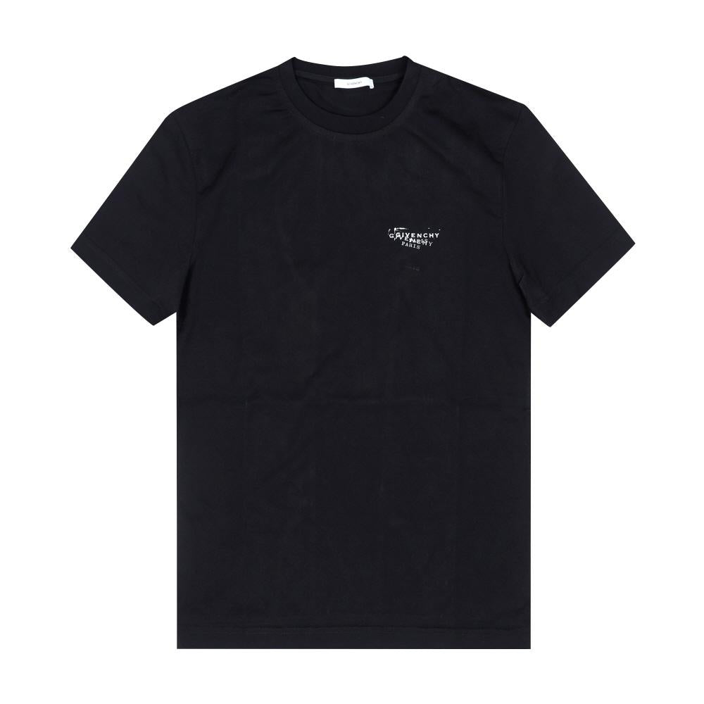 GIVENCHY Stamp Logo Short Sleeve T-Shirt for Men BM71NK3YSA 001