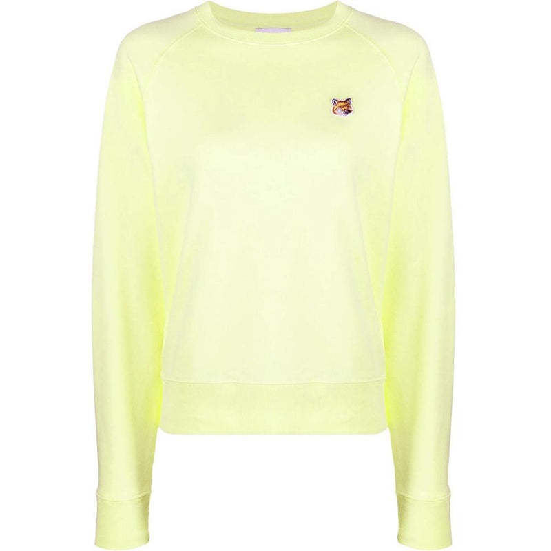 Maison Kitsune Women's Fox Head Logo Crewneck Sweatshirt IW00312KM0001 P720