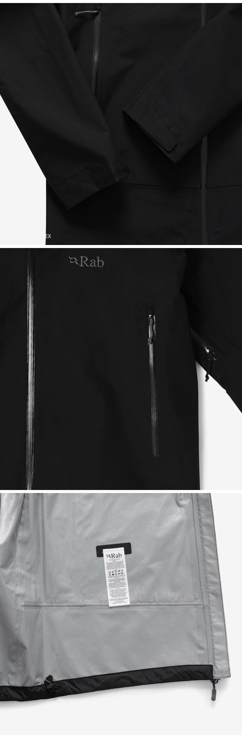 RAB Black Men's Jacket QWH 77