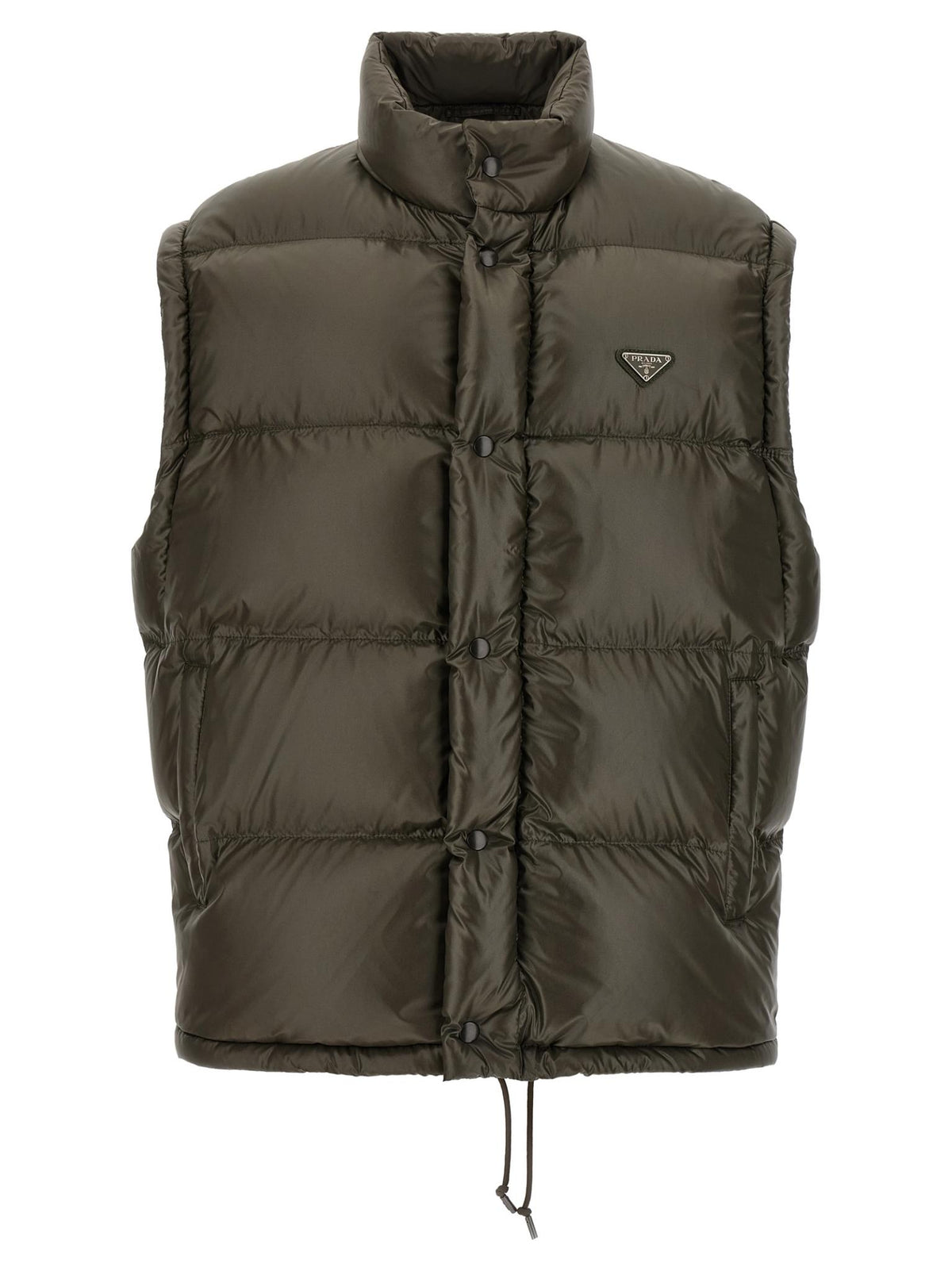 PRADA Black Nylon Down Puffer Jacket for Men