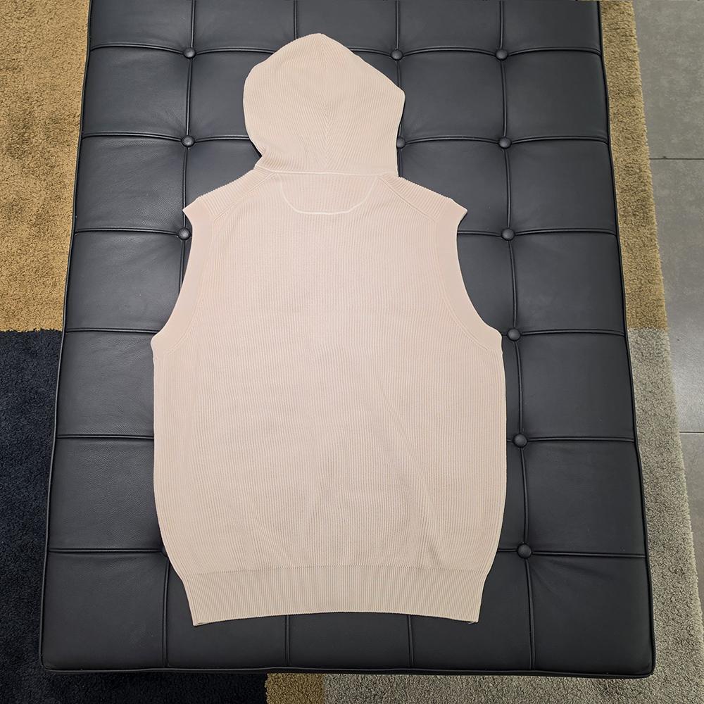 Brunello Cucinelli Cotton English Rib Knit Zip Hoodie Vest Joggers Set