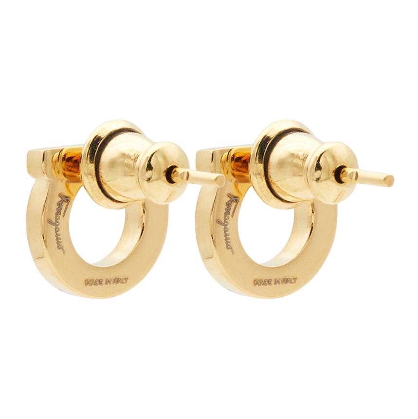 Ferragamo Gancini Crystal Small Women's Earrings 0123 001 0696576