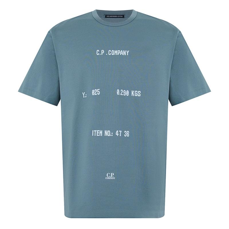 CP Company Typographic Logo Short Sleeve T-Shirt for Men