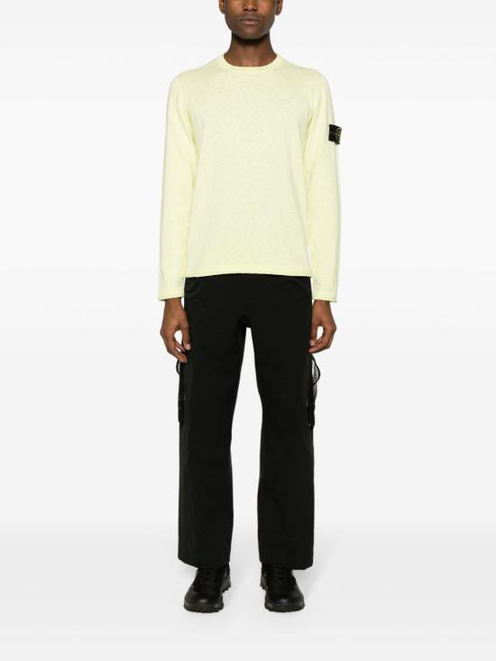 STONE ISLAND Lemon Crewneck Knit Sweater for Men 8015502 B0 V0031