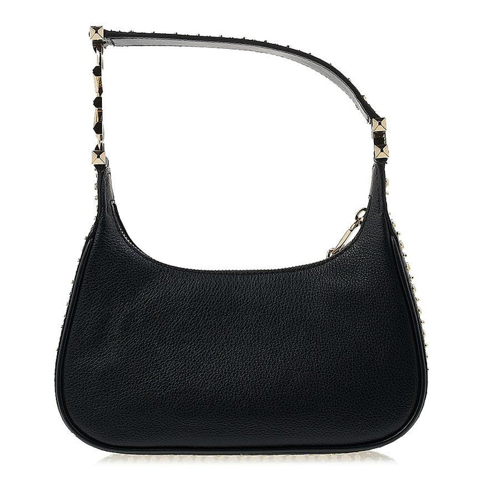Michael Kors Piper Chain Shoulder Bag Black Leather Women’s