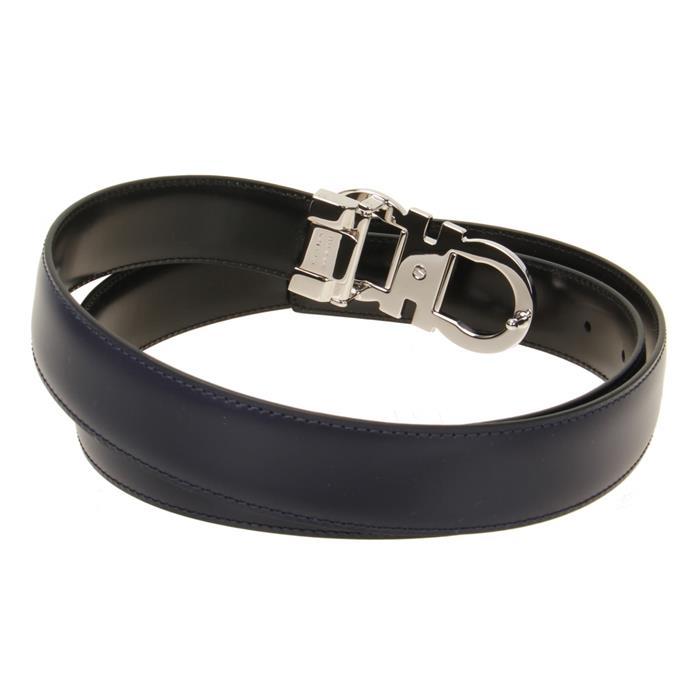 Ferragamo Gancini Reversible Leather Belt