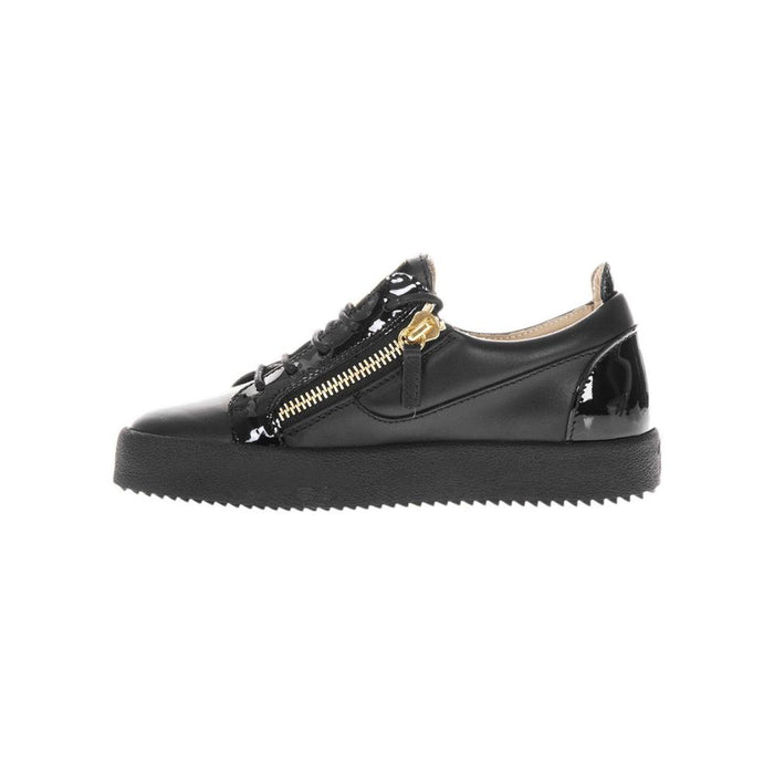 Giuseppe Zanotti Black Double Zipper Low-Top Sneakers Women
