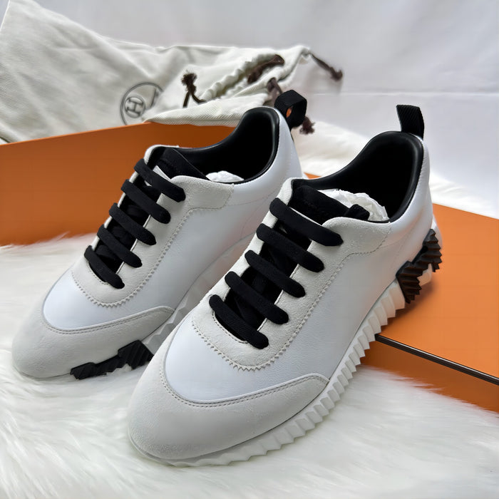 HERMES Bouncing Women’s Sneakers Goatskin Low-Top