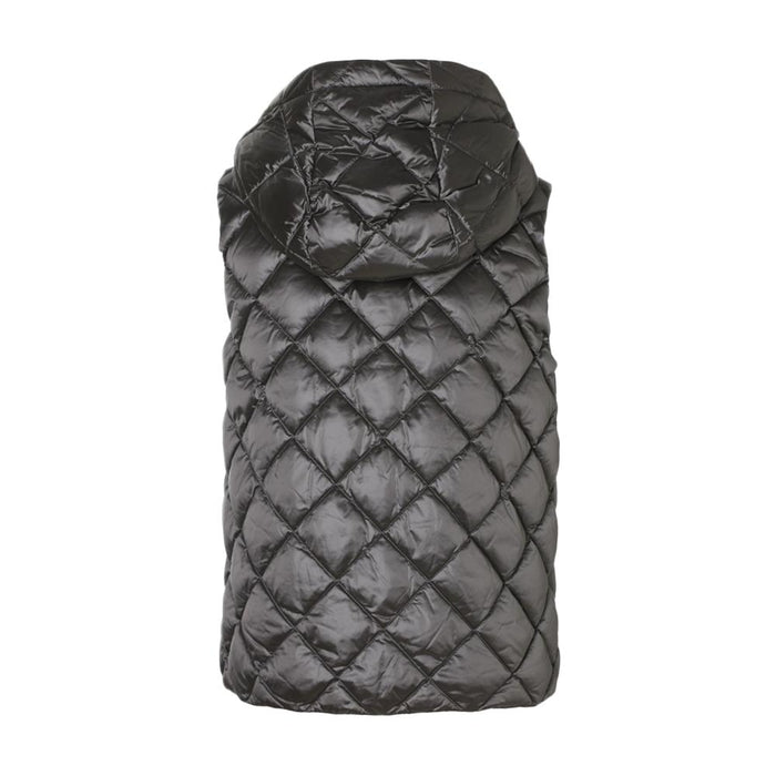 Max Mara Diamond Quilted Puffer Vest Gray 2529296015 001