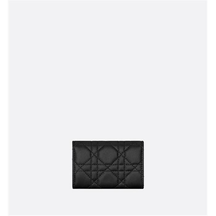 DIOR Miss Dior XS Black Leather Bifold Wallet S0966ONMJ