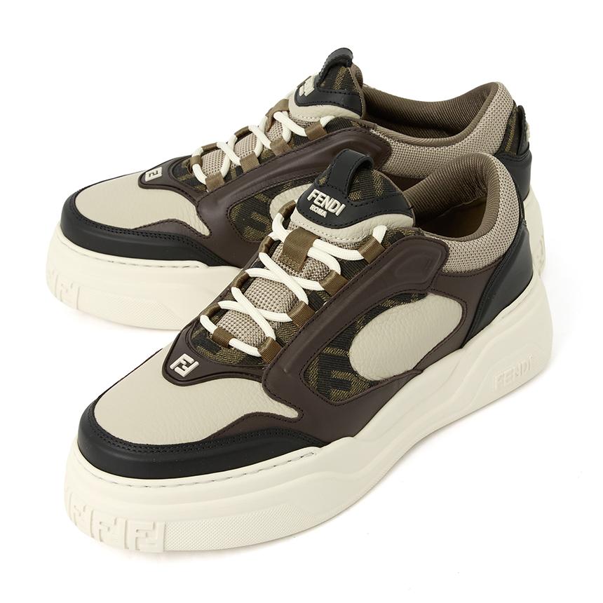 FENDI Fendi Force Low-Top Sneakers Men’s White Leather