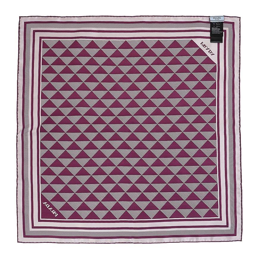 PRADA Women's Silk Jacquard Scarf 1FF004 2C81 F0203 1