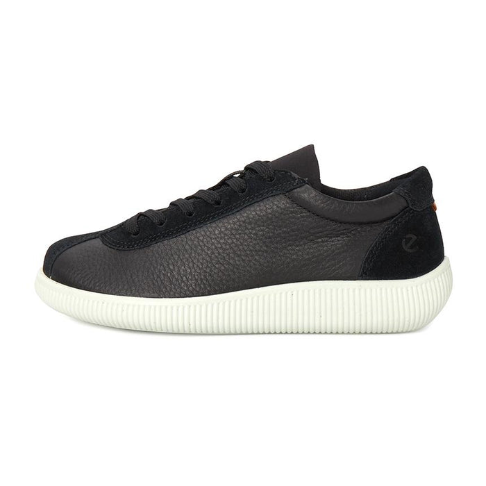 ecco Soft Zero Leather Low-Top Sneakers Women’s Black