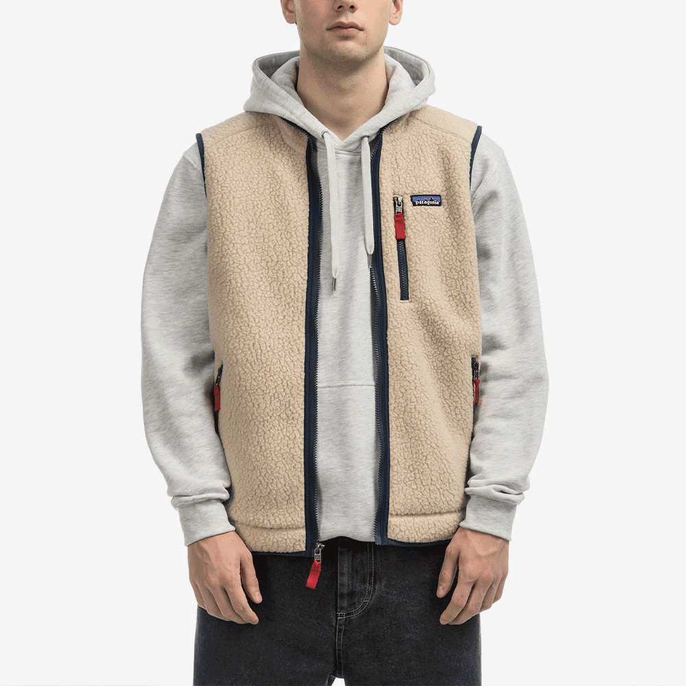 patagonia Men’s Retro Pile Fleece Vest 22821 ELKH