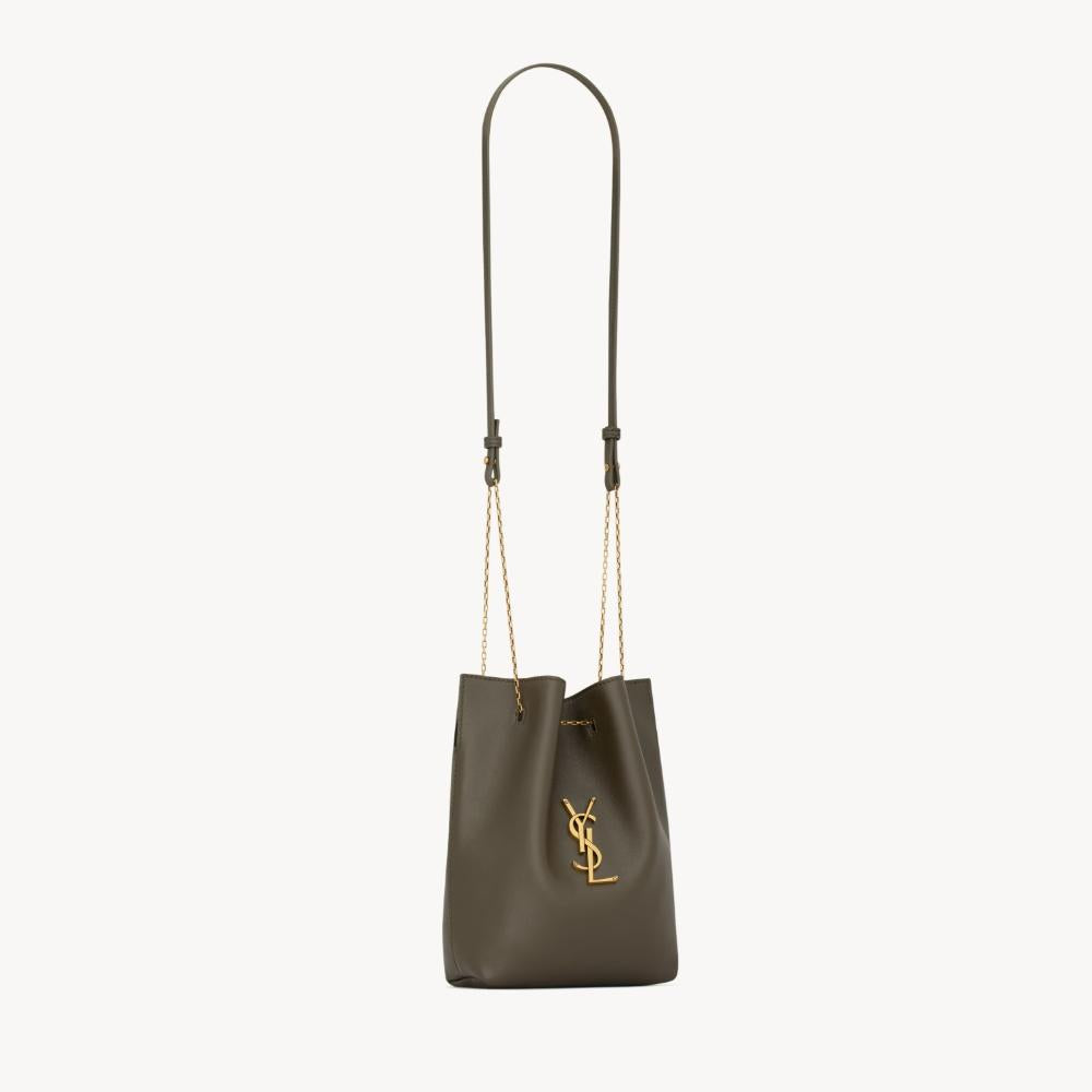 Saint Laurent Pouchon Bucket Bag Light Musk Shoulder Bag