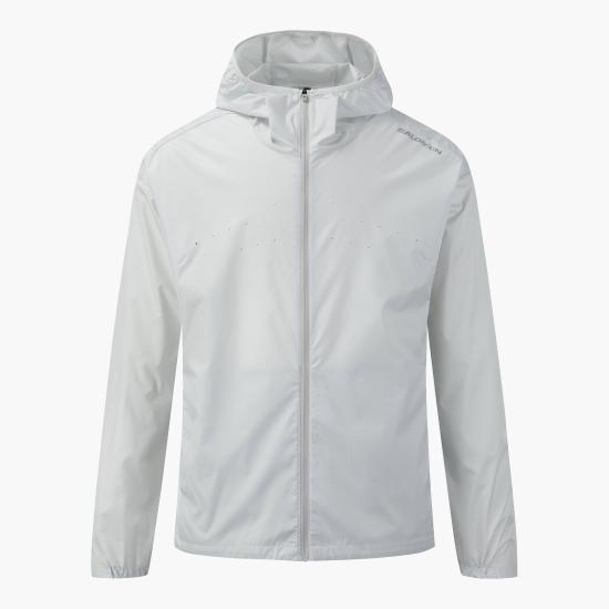 SALOMON Light Gray Men’s Jacket S263001 RJK72