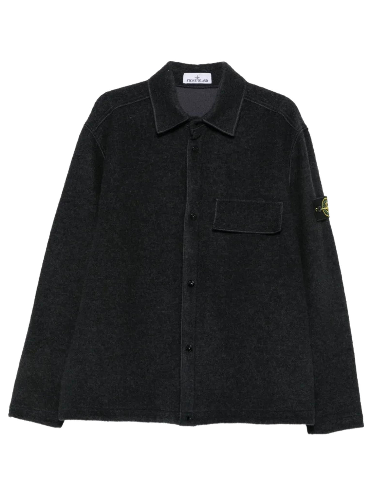 STONE ISLAND Black Casual Jacket