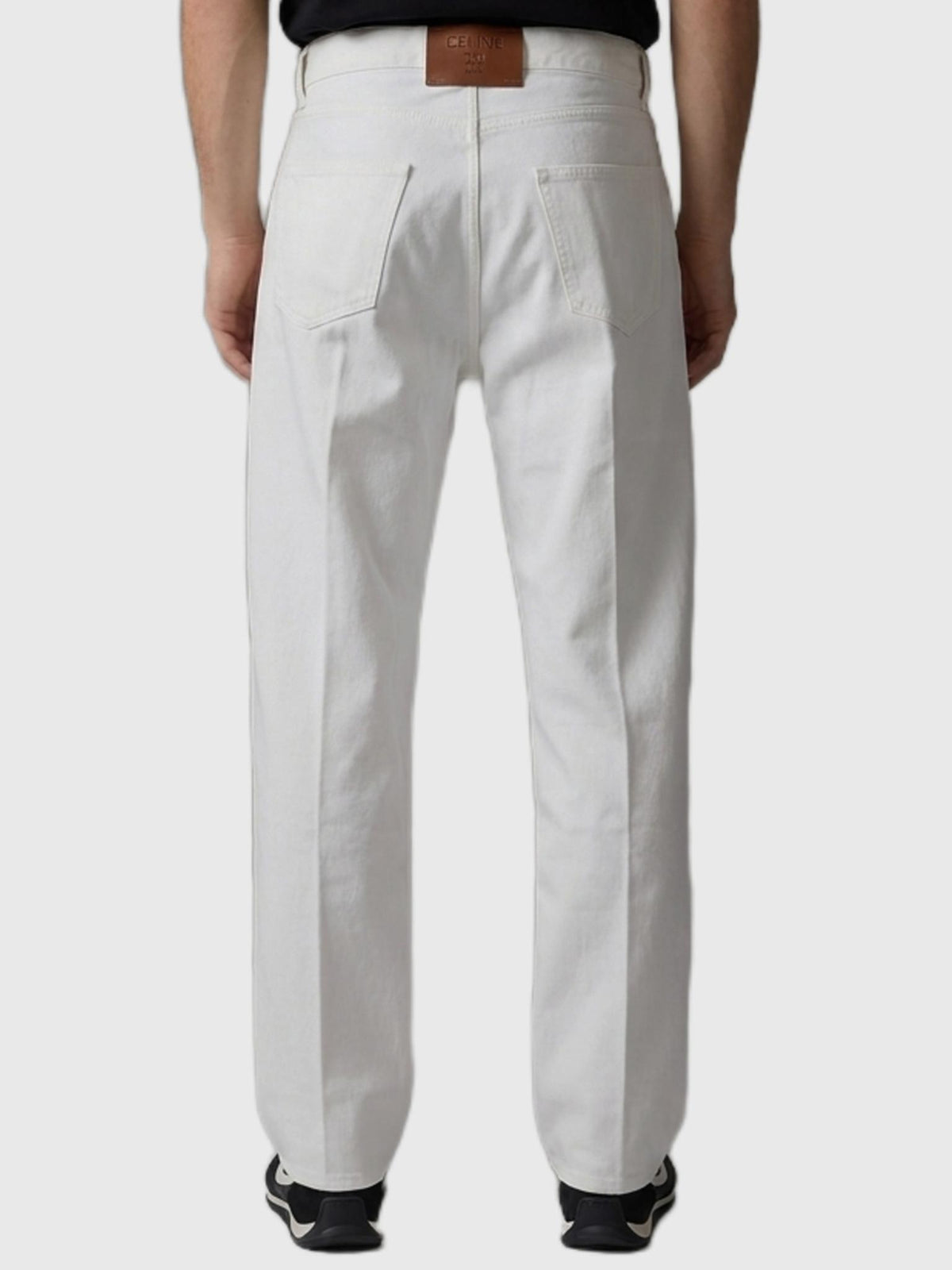 CELINE Grey Denim Jeans Men’s Straight Leg Pants