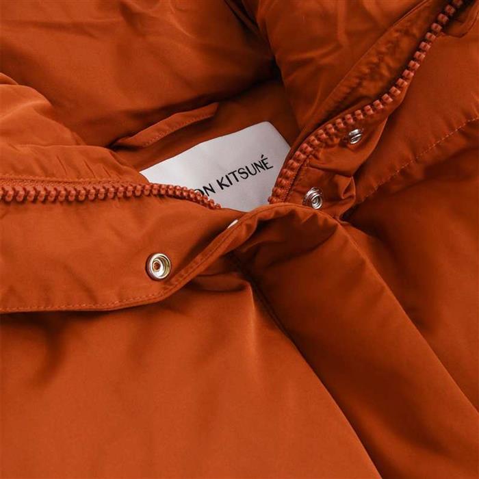 Maison Kitsune Bold Fox Head Patch Cropped Down Jacket Padded