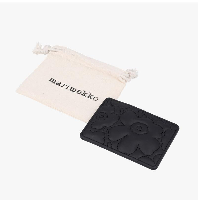 Marimekko Unisex Leather Card Holder Wallet Accessory 095261 900