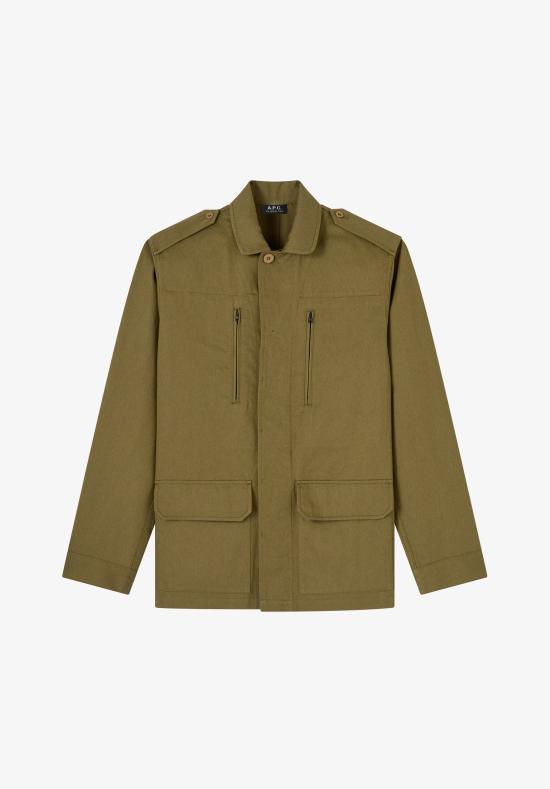 A.P.C. Men’s Jacket COHRC H32079 JAA KHAKI DOM