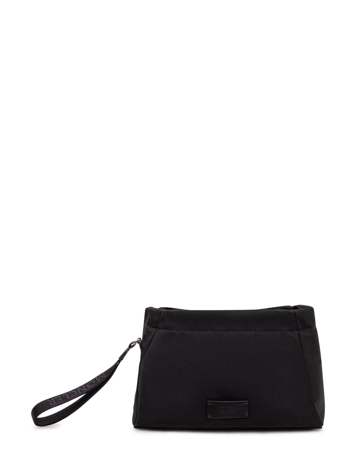 Moncler Black Leather Tote Bag