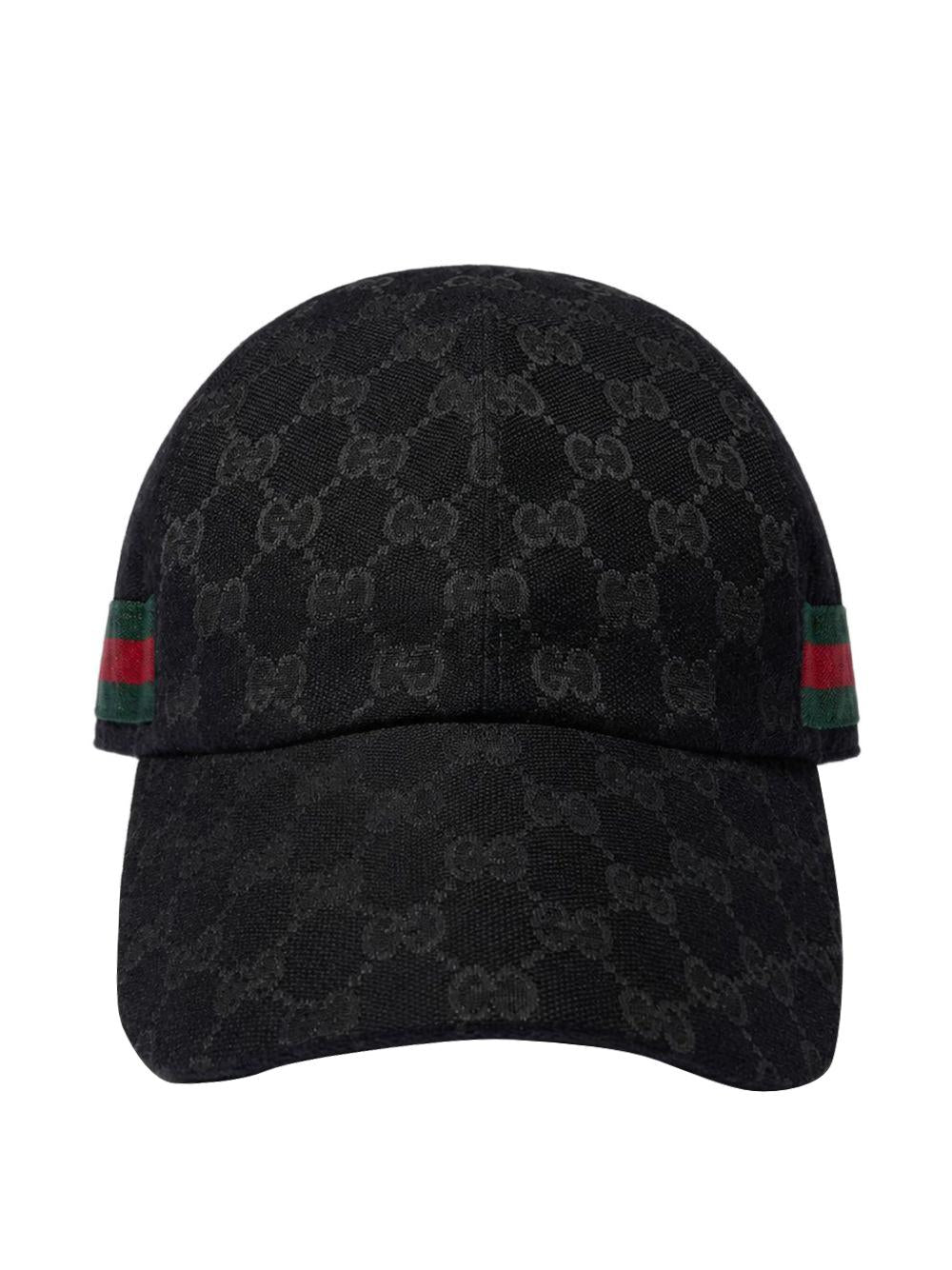 GUCCI Black Cotton Baseball Cap