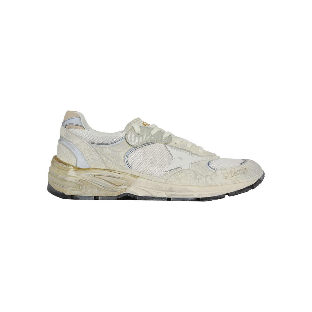 GOLDEN GOOSE Dad-Star Suede Upper Leather Men’s Low-Top Sneakers