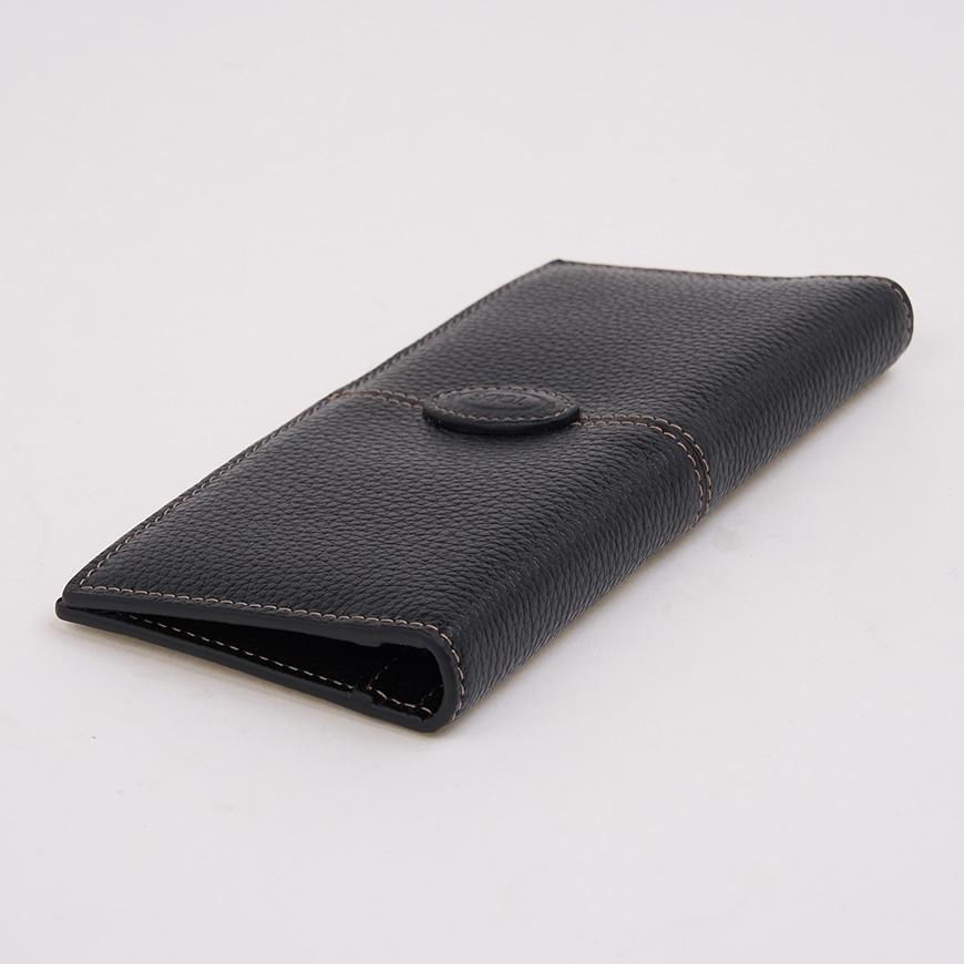 Tods Women’s Vertical Card Holder Wallet Black Leather XAWDBNF9400 XSO B999