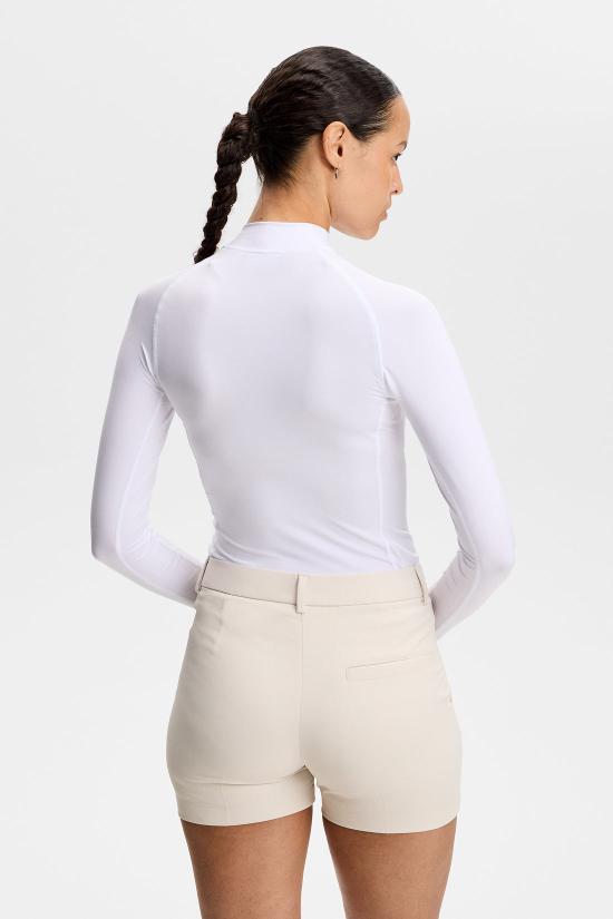 J LINDEBERG Long Sleeve Sweatshirt for Women GWJT148270000 WHITE DOM